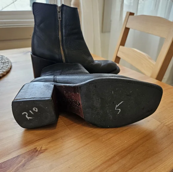 Sutro Clay Leather Ankle Boots Women’s Size 7.5 - Picture 7 of 16